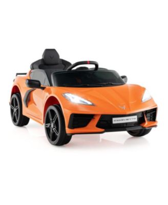 12V Electric Kids Ride On Car Licensed Chevrolet Corvette C8 with Remote Control Ages 3+ Years Old