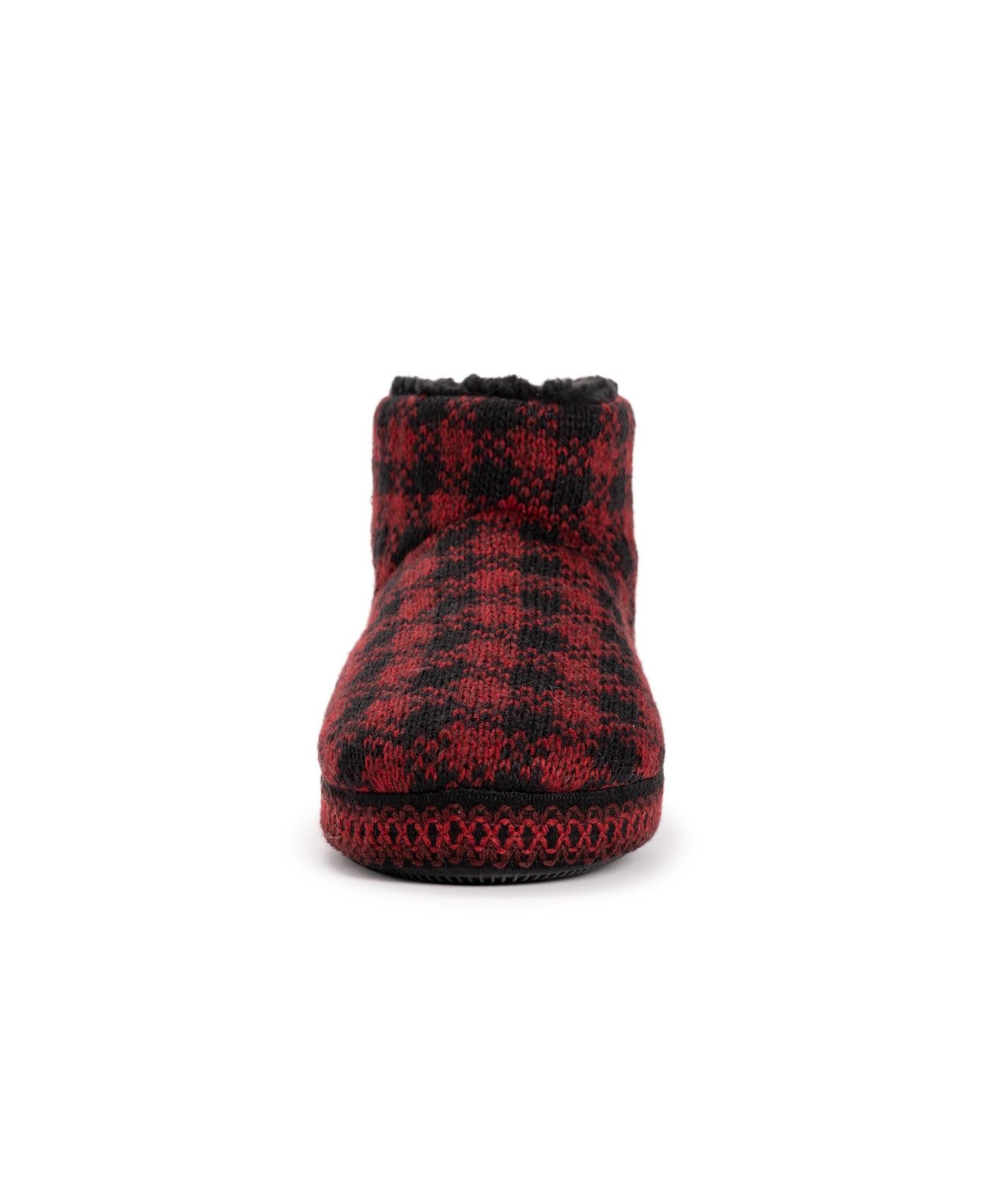 Женские тапочки MUK LUKS Favina Slipper, цвет: Красный клетчатый меланжевый — фото 4