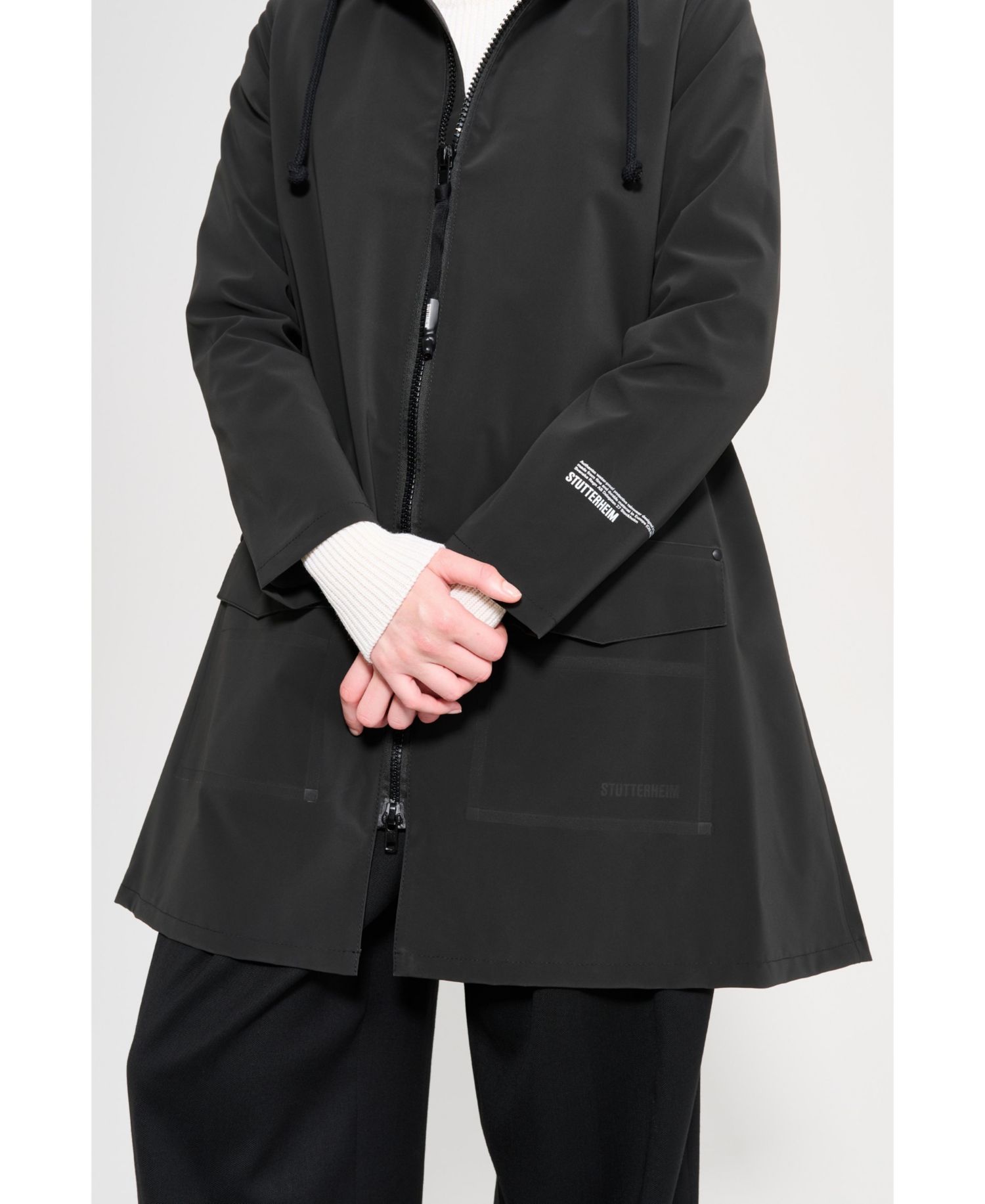 Women's Mosebacke Patch Matte Raincoat