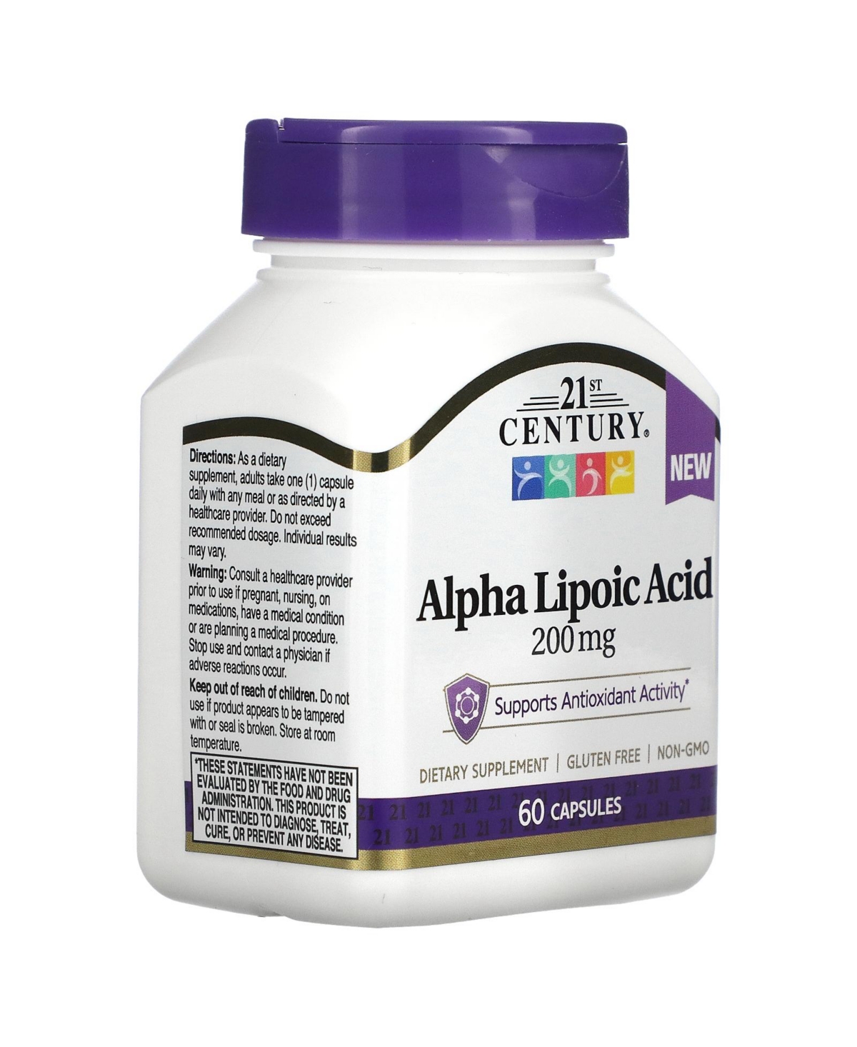 21st Century Alpha Lipoic Acid 200 mg