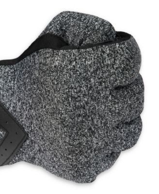 Women's Spandex Touchscreen Gloves with Chevron Detail