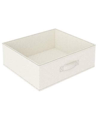 Cream Steel and Polyester Lightweight Storage Rack