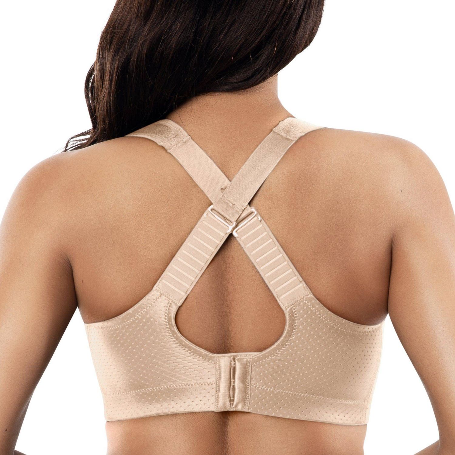 Women's Active Full Bust Unlined Sports Bra - Bare, 30D