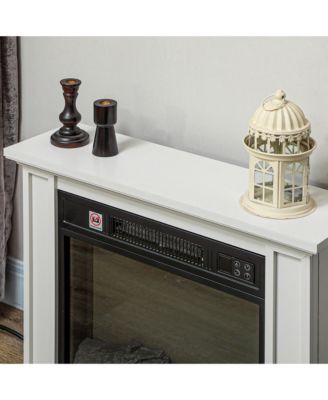 26" Freesding Electric Fireplace Heater with Mantel,