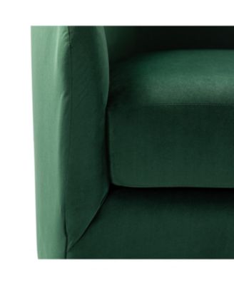 Swivel Accent Chair with Gold Metal Base for Living Room Nursery