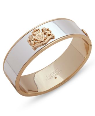 Lauren Ralph Lauren - Two-Tone Crest Bangle