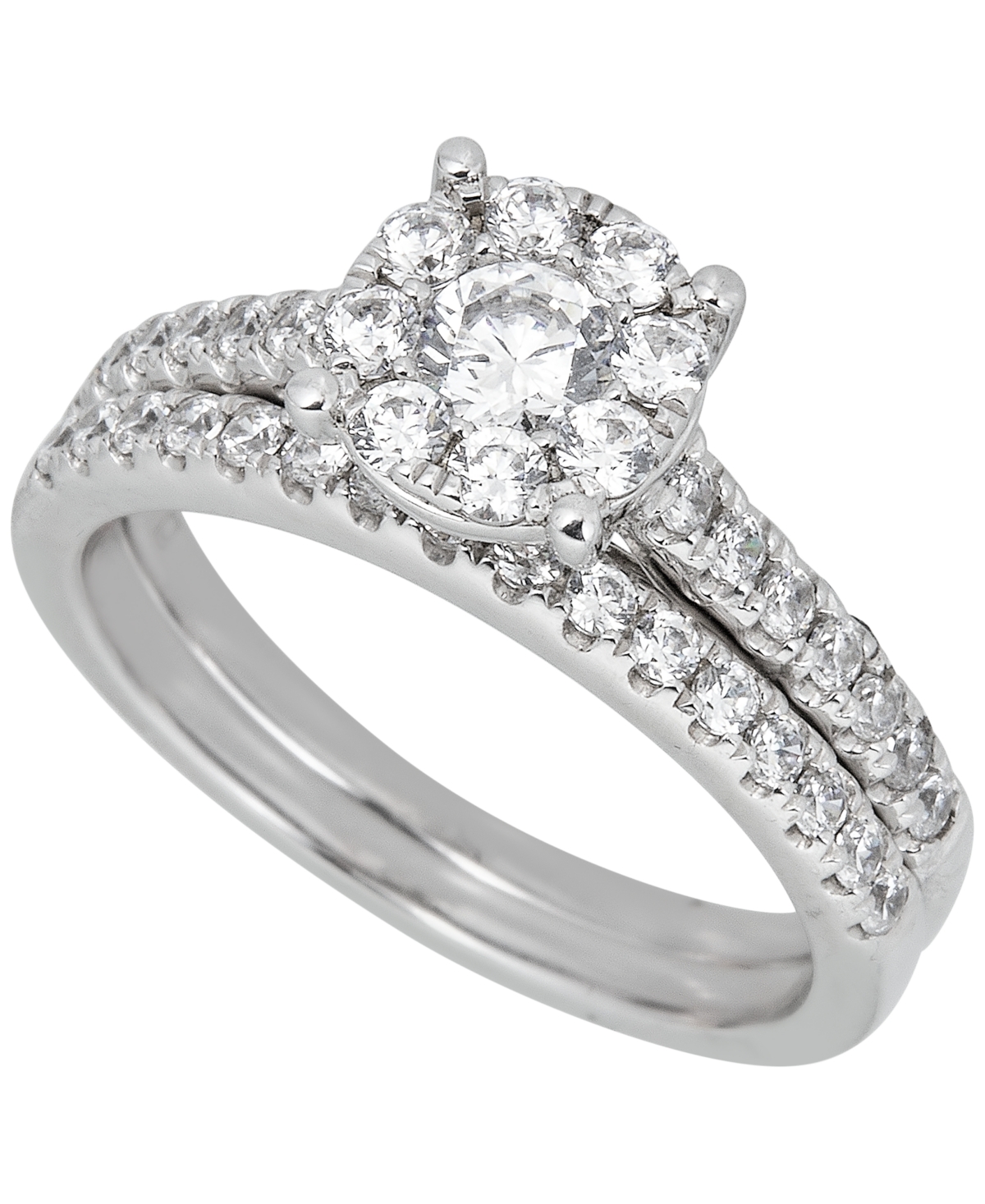 Macy's Diamond Bridal Set (1 ct. t.w.) in 14k White Gold