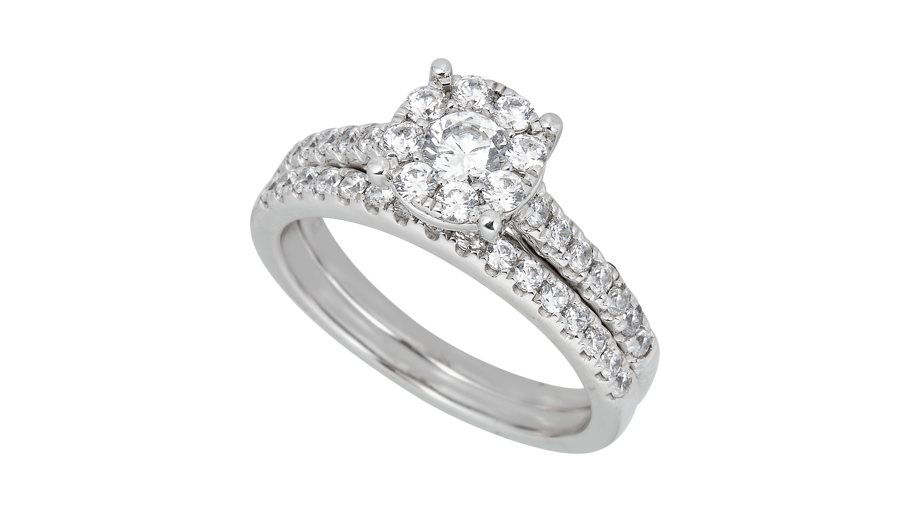 Macy's Diamond Bridal Set (1 ct. t.w.) in 14k White Gold
