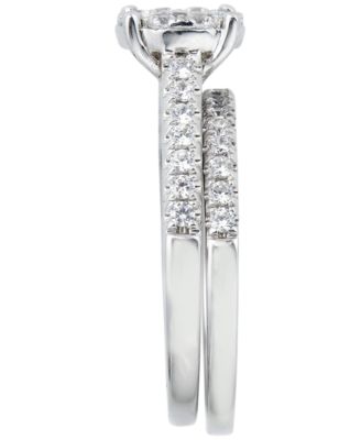 Diamond Bridal Set (1 ct. t.w.) in 14k White Gold