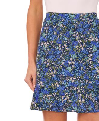 Women's Smocked Ruffle Detail Skirt