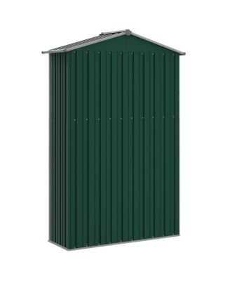 Garden Shed Green Galvanized steel, plastic Standard Garden Shed