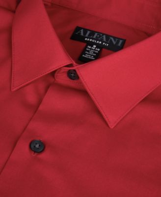 Men's Solid Regular-Fit Dress Shirt, Macy's Exclusive