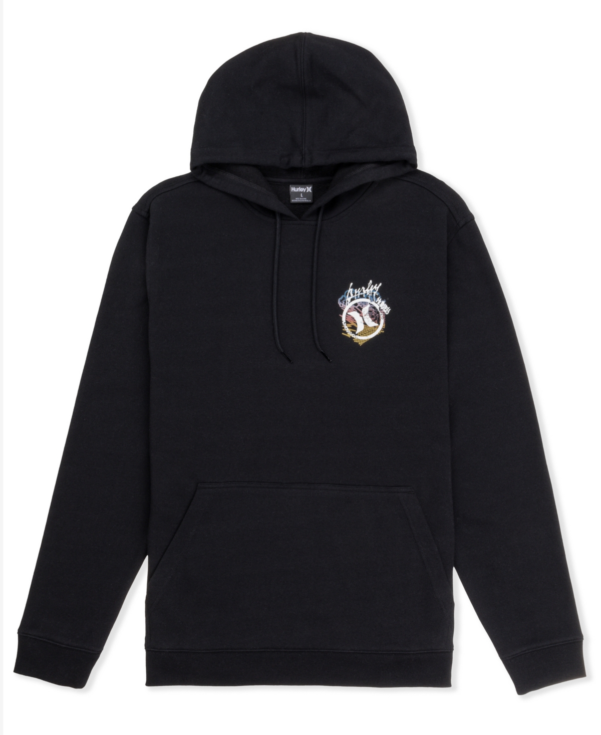 Hurley Men's Crusty Printed Graphic Pull-On Hoodie