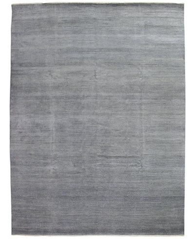 Macy's Fine Rug Gallery, One of a Kind, Maharani B600743 Blue 9'2'' x 12'2'' Hand-Knotted Rug