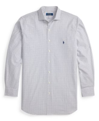 Men's Big & Tall Plaid Stretch Poplin Shirt