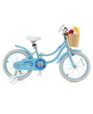 18-Inch Kids Bike with Adjustable Handlebar and Seat for 4-8 Years Old