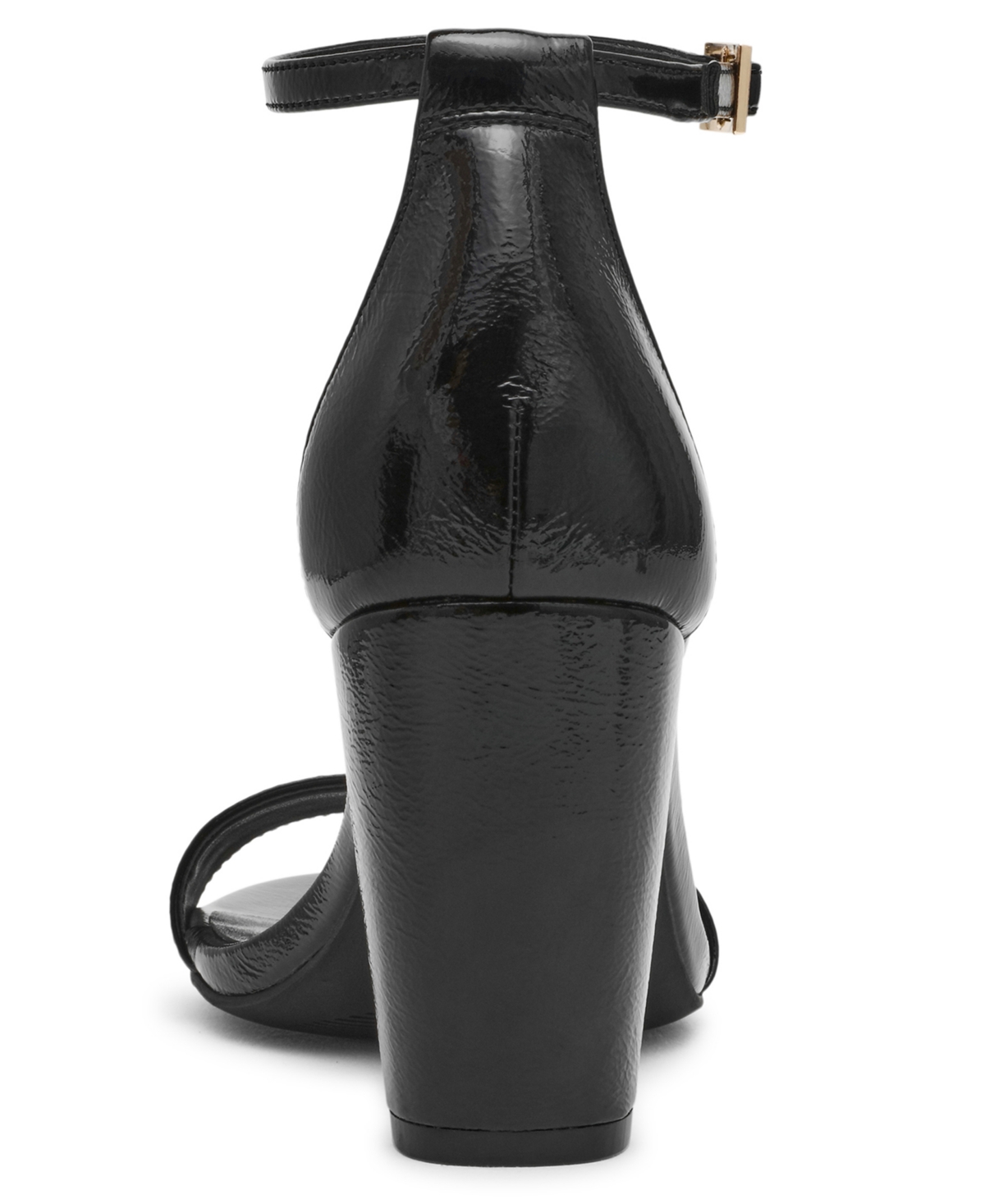 Anne Klein Women's Kourtney Two Piece Block Heel Dress Sandals In Black