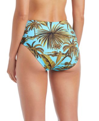 Women's Lotus High Waist Tie Detail Swim Bottom