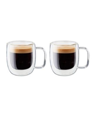 ZWILLING Sorrento Plus Espresso Glass Mugs, Set of 2 - Macy's