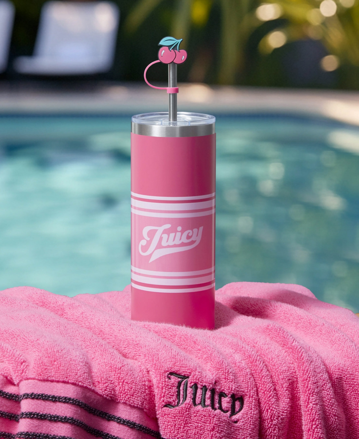 Juicy Couture Insulated Glam Slip 24 oz. Hydration Tumbler