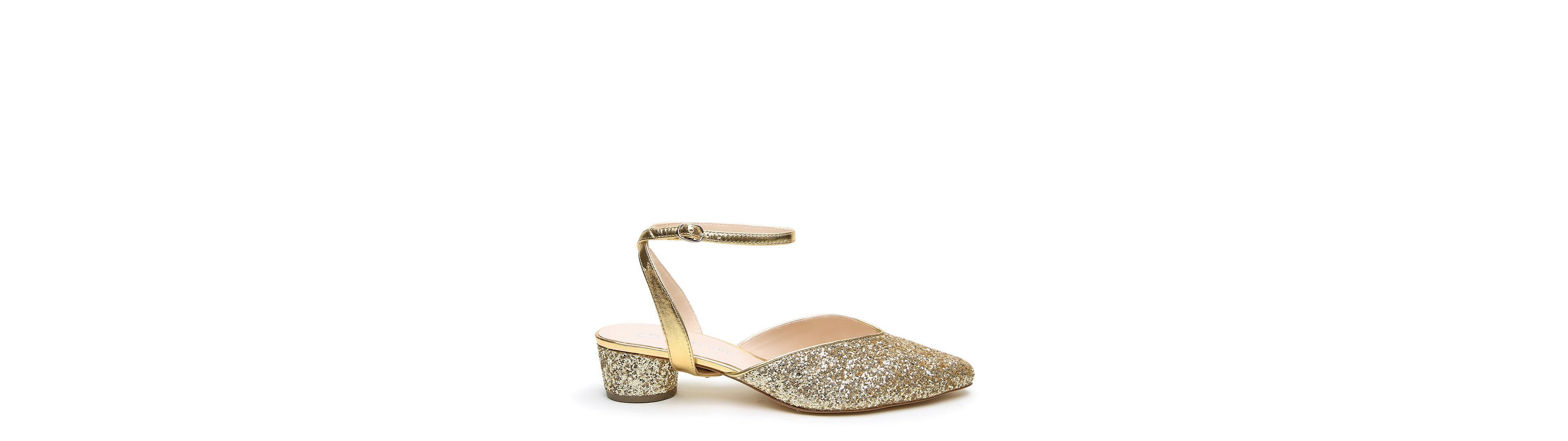 Alterre Women's Gatsby Glitter Marilyn Customizable V Slide