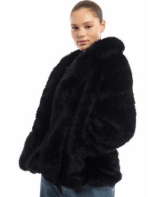 Women's June + Vie Faux Fur Coat