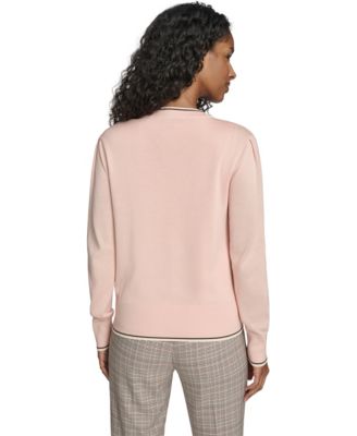 Women's V-Neck Long-Sleeve Cardigan Set