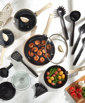 Non-stick Aluminum 31-Pc. Cookware Set