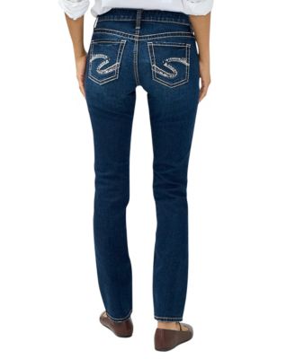 Women's Suki Mid Rise Curvy Fit Straight Leg Jeans