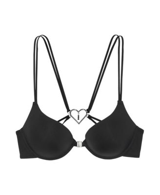 Women's Strappy Heart Push Up Bra