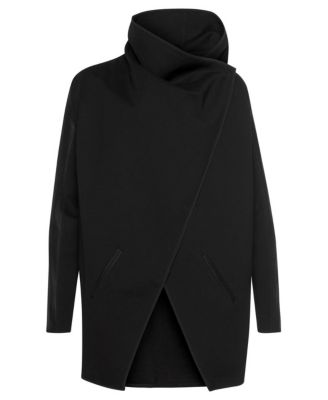 Women's Leather Sleeve Jacket