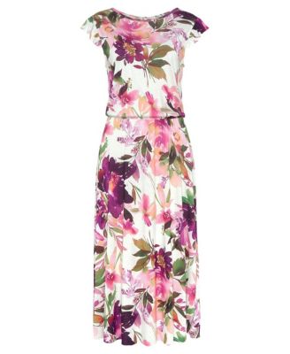 Women's A-Line Flutter Sleeve Romantic Dress