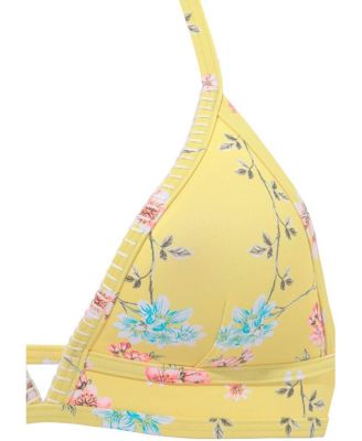 Women's Plunge Triangle Bikini Swimsuit Top Bra Sizing