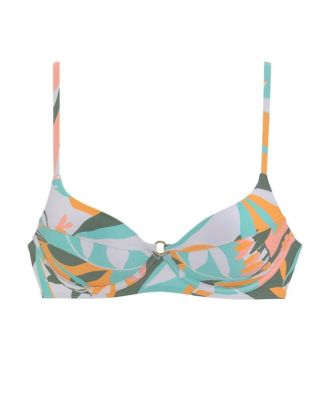 Women's Mix Print Underwire Bikini Swimsuit Top Bra Sizing