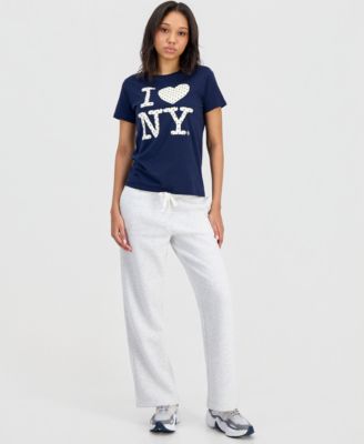Juniors' I Love NY Polka Dot T-Shirt
