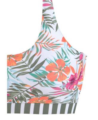 Women's Cross Back Scoop Bikini Swimsuit Top Bra Sizing