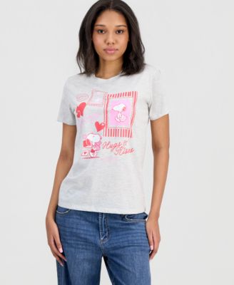 Juniors' Snoopy Valentine's Day T-Shirt