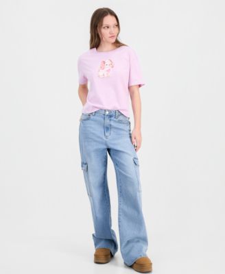 Juniors' Puppy Love Short-Sleeve T-Shirt