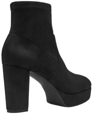 Womens Volt Platform Block Heel Dress Booties