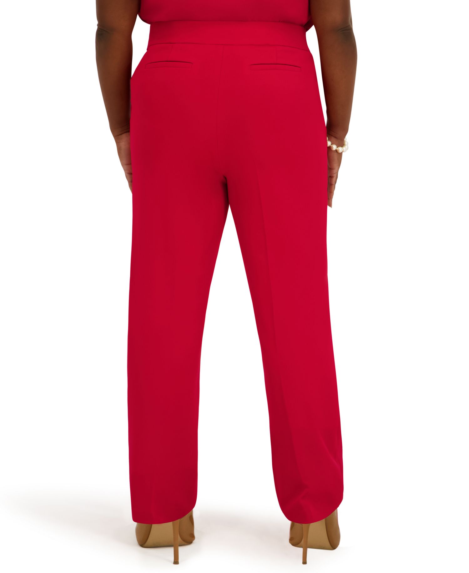 Women's Mid-Rise Pull-On Extend Tab Trousers