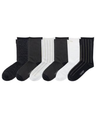 Lauren Ralph Lauren - Women's Holiday Shine Crew Socks, Pack of 6