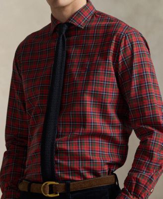 Men's Classic-Fit Plaid Twill Shirt