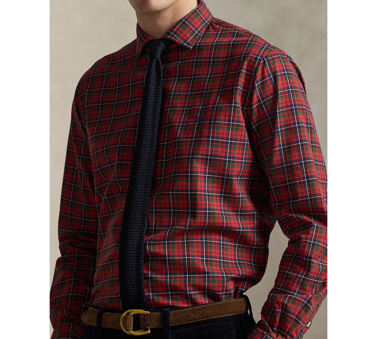 Polo Ralph Lauren Classic Fit Plaid Twill Shirt In Multi