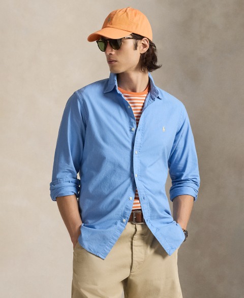 Мужские рубашки Polo Ralph Lauren Men's Garment-Dyed Oxford Shirt