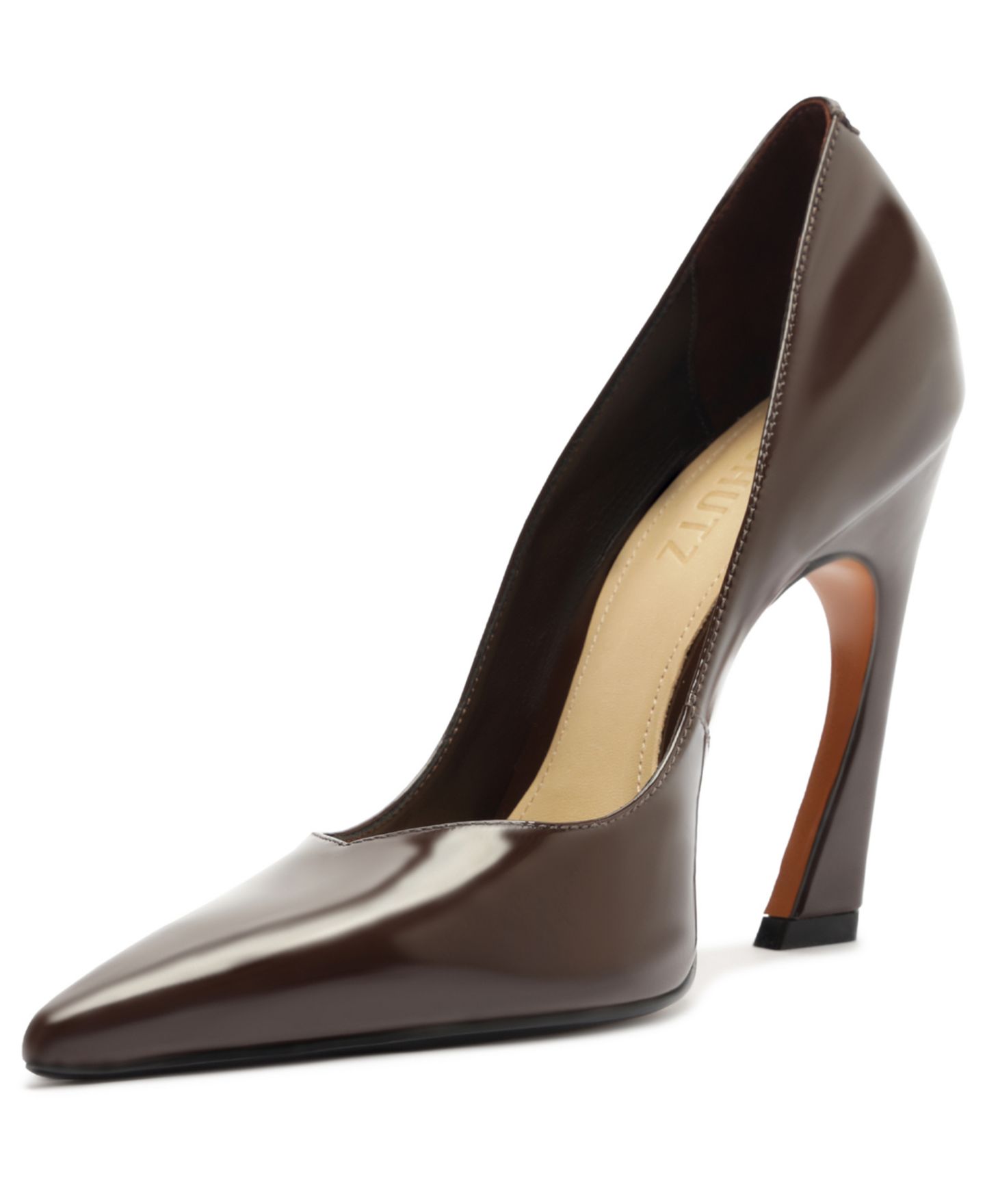 Женские туфли Schutz Lexi Stiletto Heel Pumps, цвет: Каштановый коричневый — фото 9