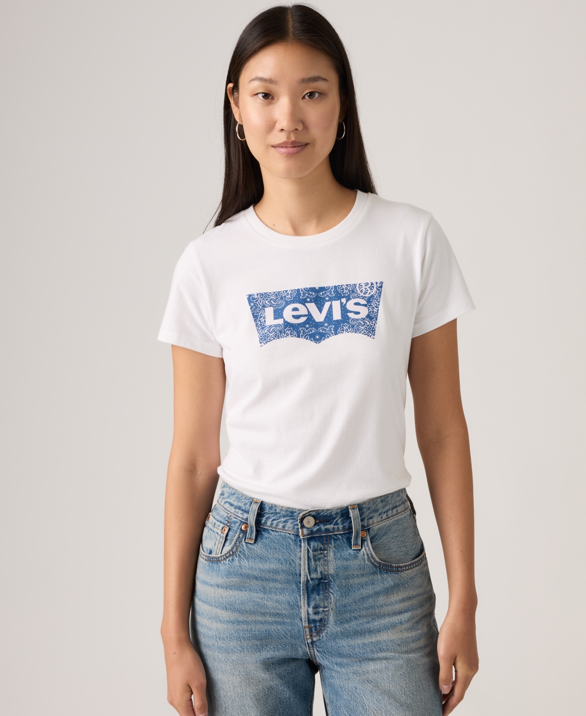 Levi's Women's Perfect Graphic Logo Cotton T-shirt