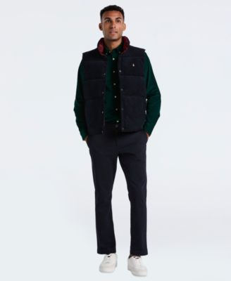 Men's Reversible Corduroy Puffer Vest