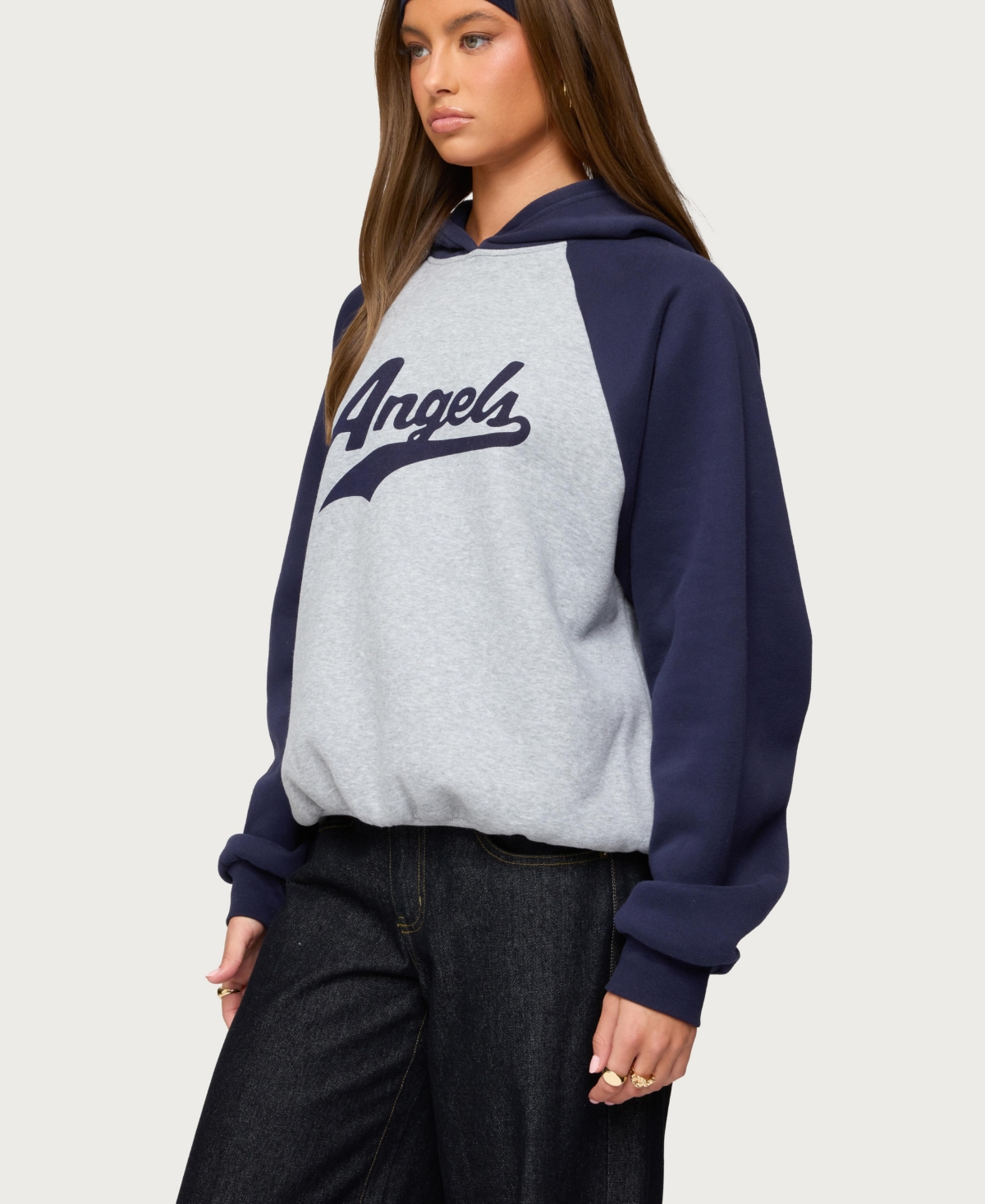 Edikted Women's Angels Raglan Oversized Hoodie