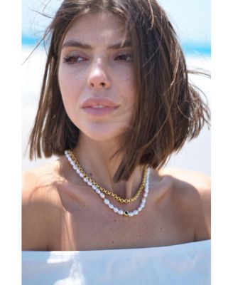 Ella Freshwater Pearl Necklace Set