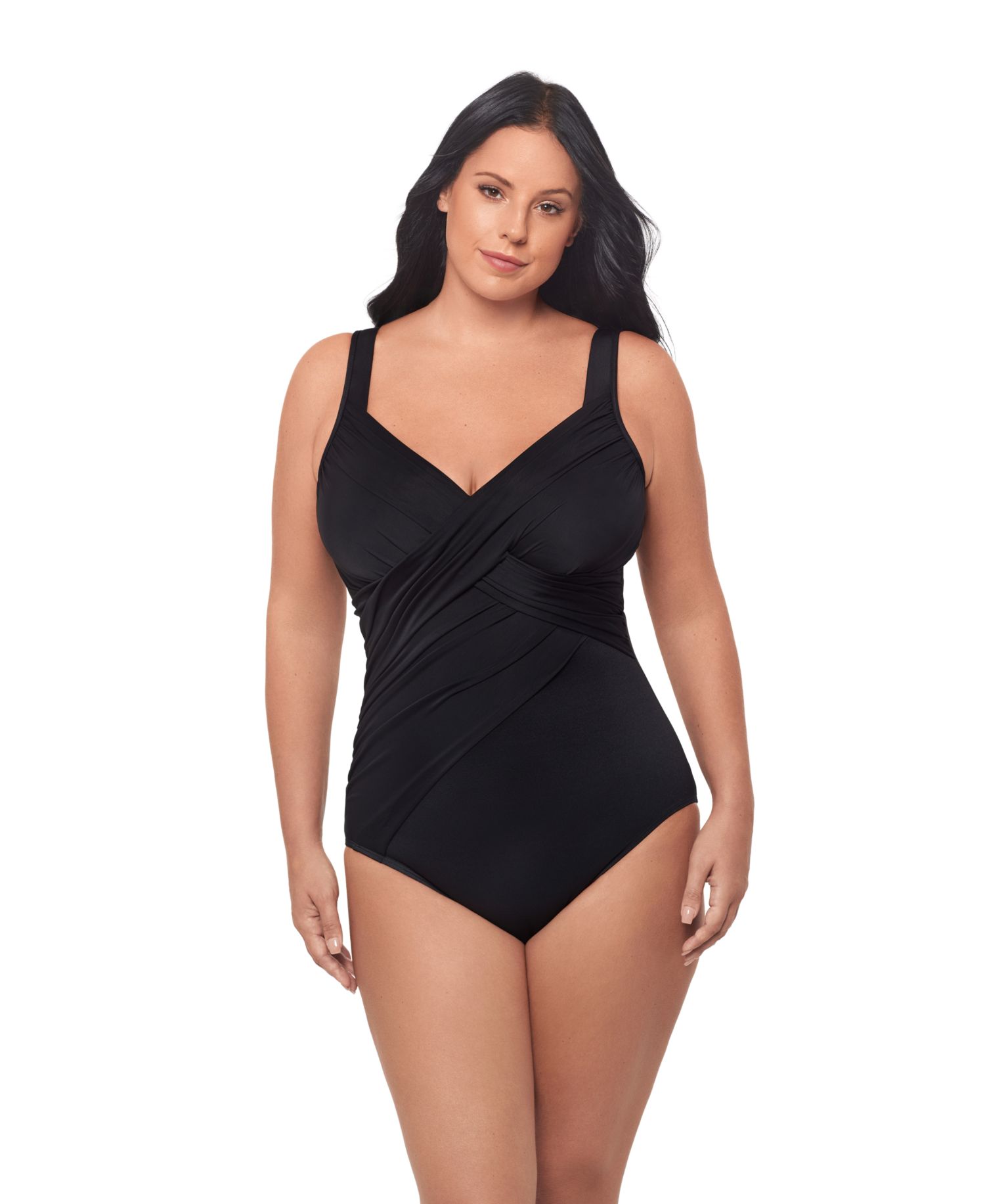 Plus Size Rock Solid Revele Tummy Control One Piece Swimsuit